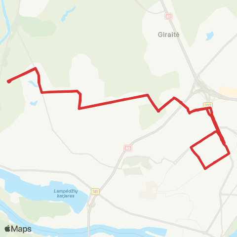 Kauno Viešasis Transportas E. Volterio G. - Šilainių Poliklinika - E. Volterio G. map