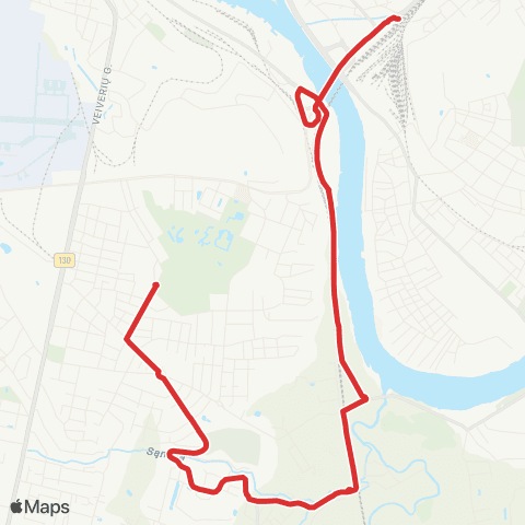 Kauno Viešasis Transportas Prezidento V. Adamkaus Gimnazija - Geležinkelio Stotis map