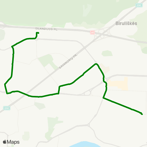Kauno Viešasis Transportas Draugystės G. - Varnių G. map