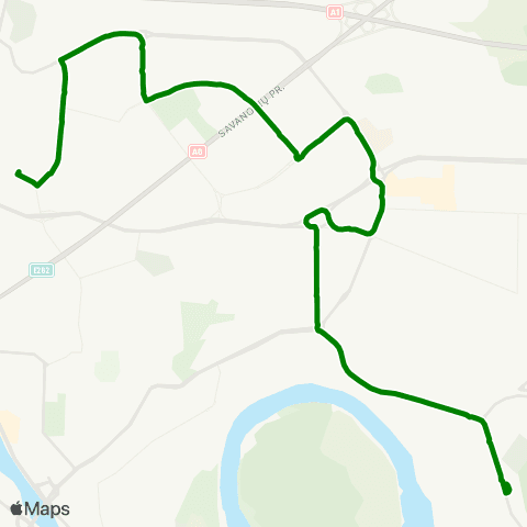 Kauno Viešasis Transportas Petrašiūnai - Klinikos map