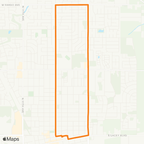KART Orange Line map