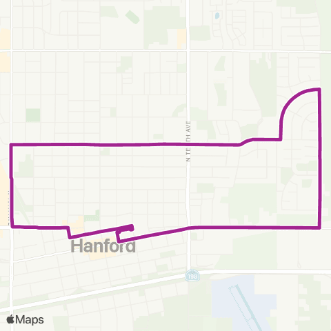 KART Purple Line map