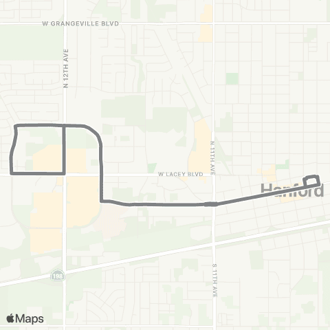 KART Gray Line West map