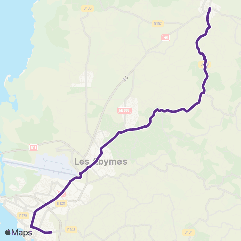 Karu'lis Morne-à-l'Eau / CHU map