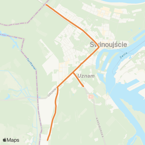 KA Świnoujście  map