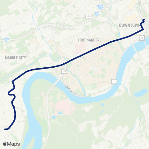 KAT 10 Sequoyah Hills map