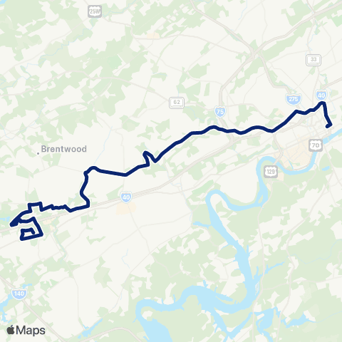 KAT 16 Middlebrook / Cedar Bluff map