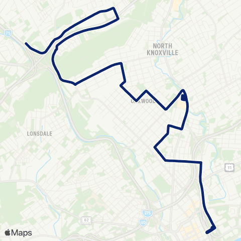 KAT 24 Lincoln Park / Inskip map