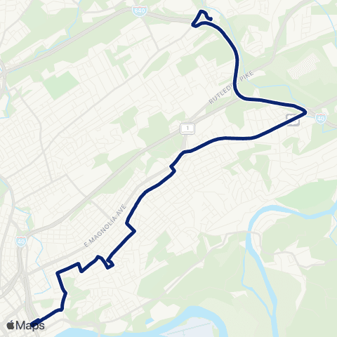 KAT 34 Burlington Shopper map