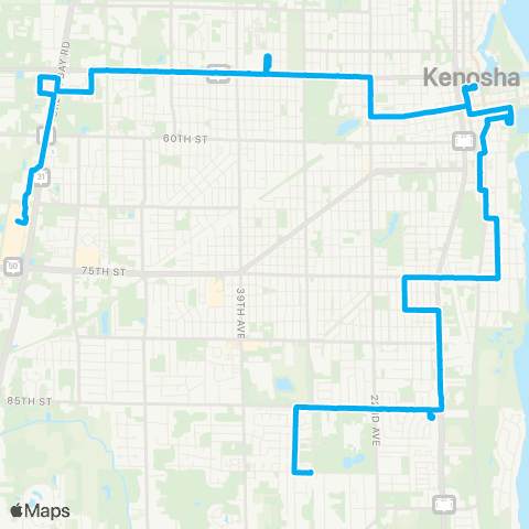 KAT KAC/Anderson Park - 52nd St map