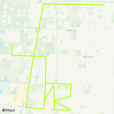 KAT School Route - Mahone Middle School map