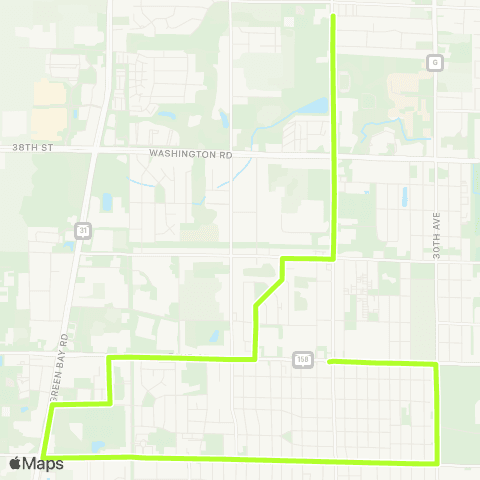KAT School Route - Bullen Middle School map