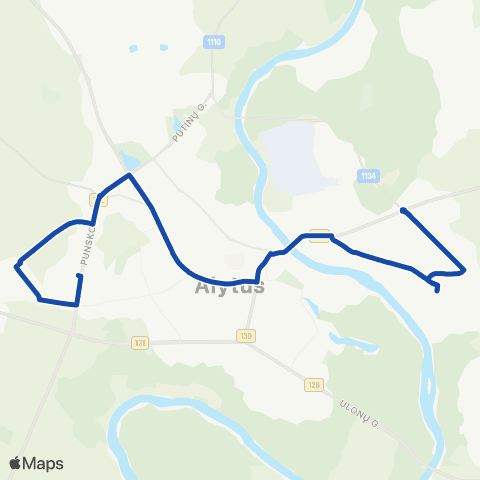 Kautra Druskininkų G. - SB "Nemunas" - Sodra - Geležinkelio St. - Sūkurio G. map