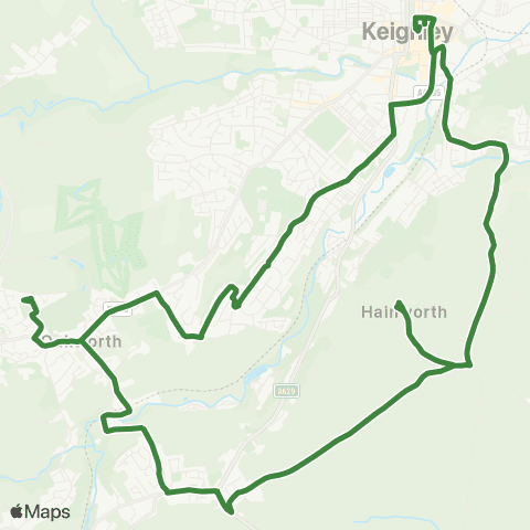 The Keighley Bus Company Keighley Bus Sta - Keighley Bus Sta Entrance map