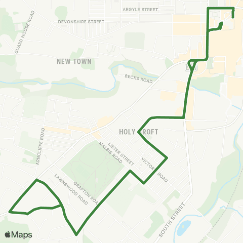 The Keighley Bus Company Keighley Bus Sta - Keighley Bus Sta Entrance map