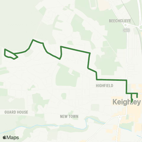 The Keighley Bus Company Keighley Bus Sta - Keighley Bus Sta Entrance map