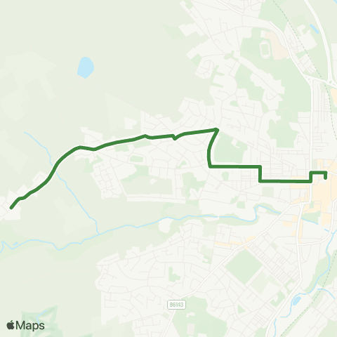 The Keighley Bus Company Laycock Ln Chapel Ln - Keighley Bus Sta Entrance map