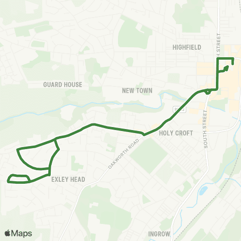 The Keighley Bus Company Keighley Bus Sta - Keighley Bus Sta Entrance map