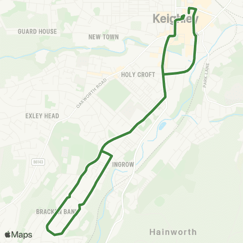 The Keighley Bus Company Keighley Bus Sta - Keighley Bus Sta Entrance map