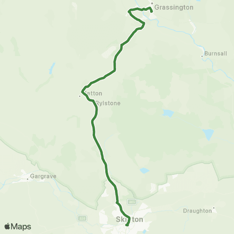 The Keighley Bus Company National Park Centre - Bus Sta Stand 6 map
