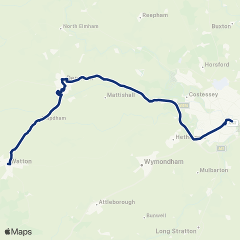 konectbus Sheldrick Place - Railway Station map