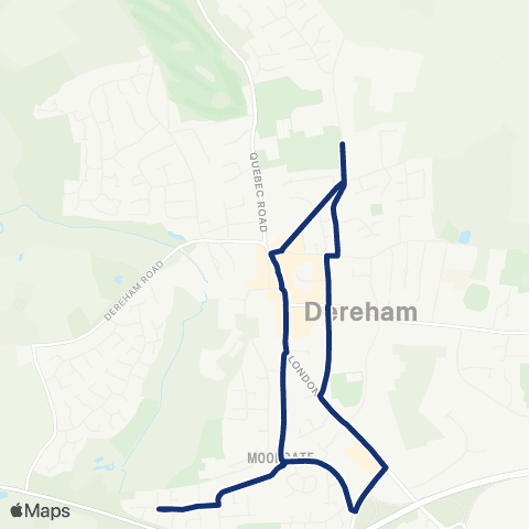 konectbus Market Place - Market Place map