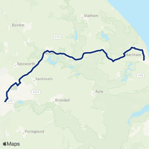konectbus Kingsway Shops - St Stephens Street map