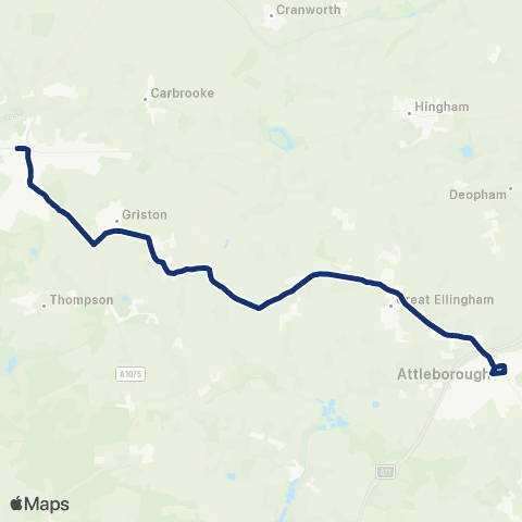 konectbus Queens Square - Crown Hotel map
