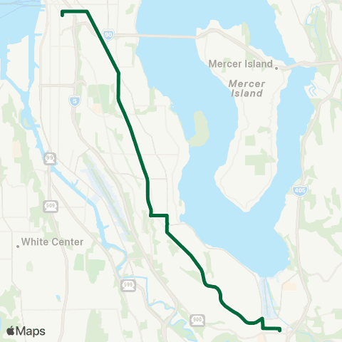 Metro Transit Renton Transit Center - Skyway - Seattle map