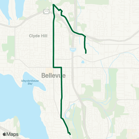 Metro Transit Spring Dist Station - South Bellevue Sta map