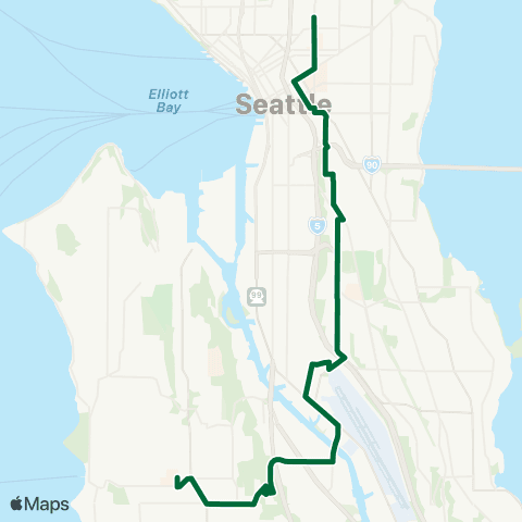 Metro Transit Westwood Village - Georgetown - Broadway map