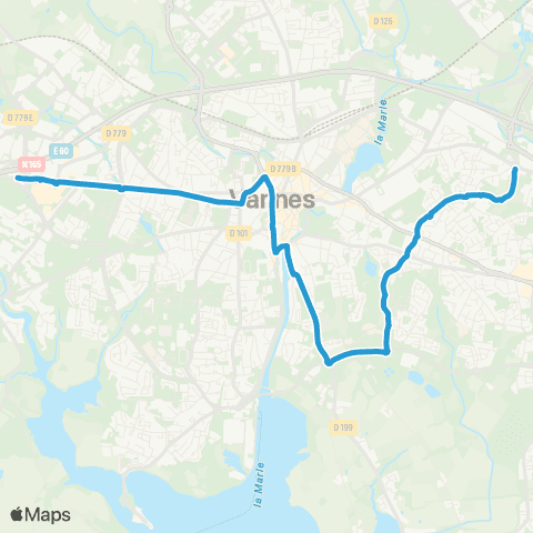 Kicéo P+R O. - Madeleine - Rép. - Marcellin - Petit Tohannic map