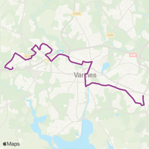 Kicéo Parissot - Rép. - Poulfanc - Kersec map