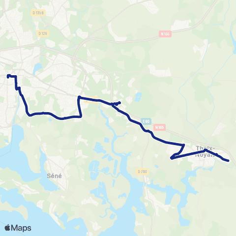 Kicéo Theix - Vannes  map