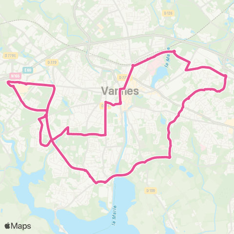 Kicéo P+R O. - IUT - PIBS 2 - Gare SNCF S. - Rép. - P+R O. map