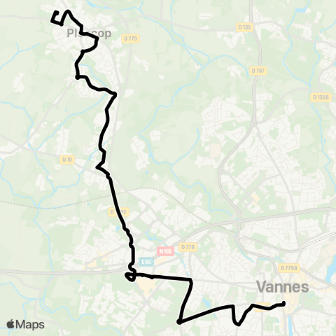 Kicéo Plescop Vannes map