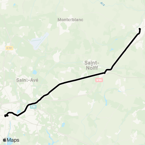 Kicéo Elven Vannes map