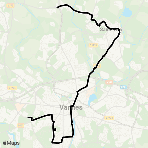 Kicéo Saint-Avé map