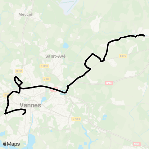 Kicéo Elven - Saint-Nolff map