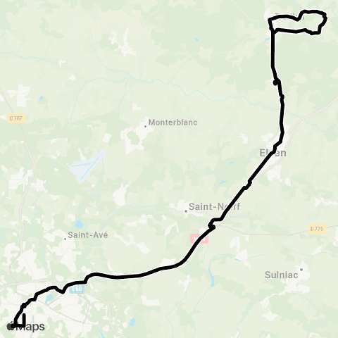 Kicéo Elven - Trédion map