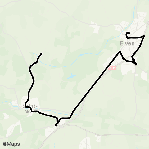 Kicéo Collèges Elven map