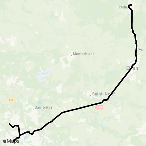 Kicéo Elven Trédion map