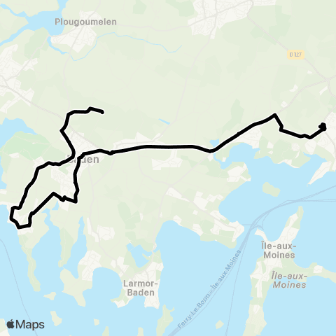 Kicéo Collèges Arradon map