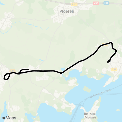 Kicéo Collèges Arradon map