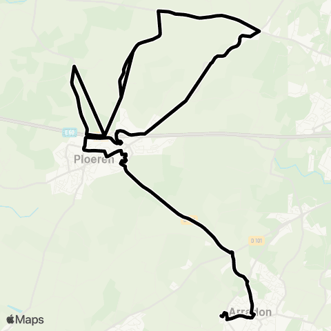 Kicéo Collèges Arradon map