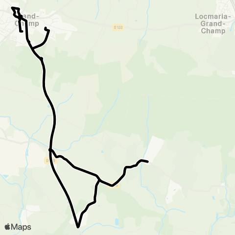 Kicéo Ecoles Grandchamp map