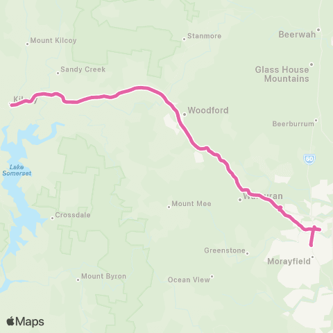 Translink Kilcoy Kilcoy - Morayfield map