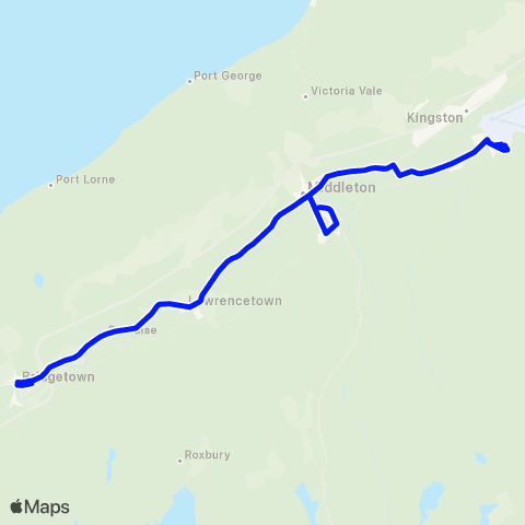 Kings Transit Route 3 map