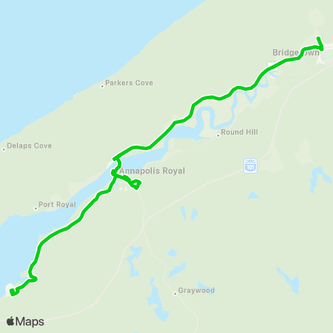 Kings Transit Route 4 map