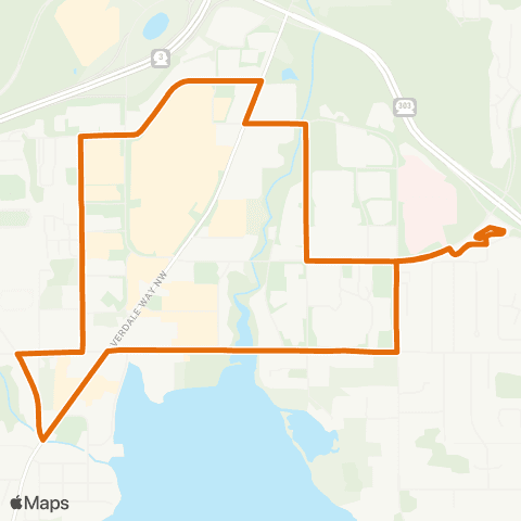 Kitsap Transit Silverdale Central map